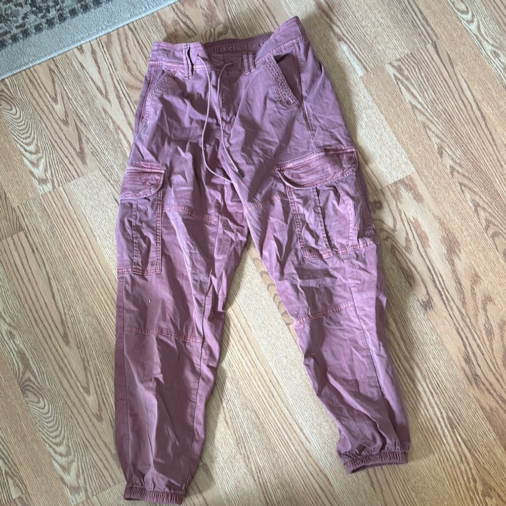 Trendy Mauve Cargo Pants